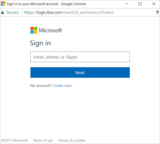 onedrive online sign in